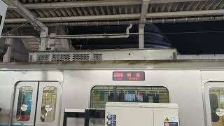 小田急3000形冷房使用音と町田駅ホームドア使用時