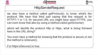 HTTP specific API for Servlets
