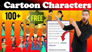 Download chromatoon PNG Characters free // How to download special character