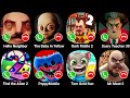 Hello Neighbor,The Baby In Yellow,Dark Riddle 2,Scary Teacher 3D,Poppy Playtime Chapter 3,Mr Meat 2