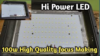 100w focus light assembly / flood light    making tamil / focus led raw materials tamilnadu.