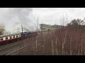 60007 Sir Nigel Gresley departing Babworth 1Z07 King’s Cross to York departing 12:08 2/3/2024