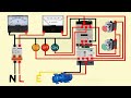 DOL starter wiring connection for single phase motor