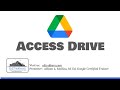 Accessing Google Drive & Creating Shortcut