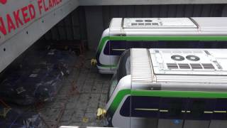 台中捷運 新購電聯車 台中港14碼頭 2列四節 新車廂到港