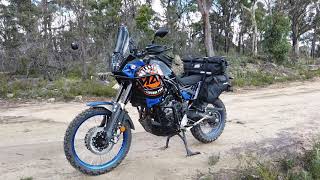 Yamaha Tenere 700 fitted with Enduristan luggage