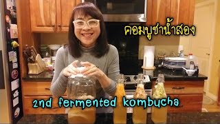 คอมบูชาน้ำสอง 2nd Fermented Kombucha