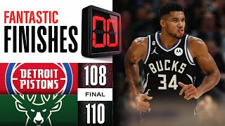 Final 2:20 CLOSE ENDING Pistons vs Bucks 👀
