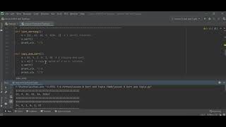 Lesson 8 Sort and Tuple. Python Programming.