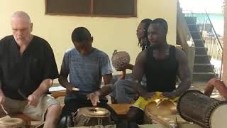 Kpatsa rhythm lessons with Odehebi #dance #afrika #music #tradition