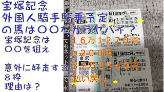 ２０１９年　宝塚記念予想　【ぜんこうの競馬予想】