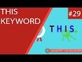 JavaScript Tutorial For Beginners #29 - THIS Keyword