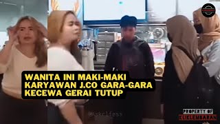 Dimaki-maki Dituding Genit Menggoda, Wanita ini Maki-Maki Karyawan J.CO Gara-Gara Kecewa Gerai Tutup