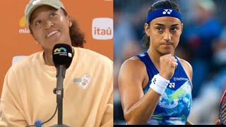 WTA - Miami 2024 - Naomi Osaka rit de devoir jouer Caroline Garcia : "On est des amies de travail"