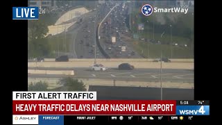 ‘Heavy traffic volumes’ congesting terminal roadways at BNA in Nashville