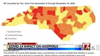 Nearly 10 percent of NC hospitals anticipate 'critical' staffing shortage within a week