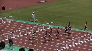 20180422朝日記録会 中学男子110mH決勝 Asahi Track Meet Junior High School Boys' 110mH Final