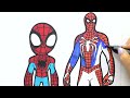 🔴🔴spider man across the spider verse spidey amazing friends spin piter parker ghost spider