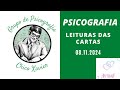 Leitura das Cartas Psicografadas em 08.11.24 | Grupo Chico Xavier