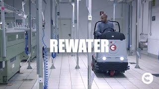 ReWater: a technology that reuses the water used by floor scrubbers | Comac