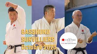 GASSHUKU Karaté-do JKA à Survilliers octobre 2023 FRANCE JKA avec NEMOTO SENSEI