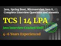 TCS Java Interview | Java | Spring Boot | Microservices | Database