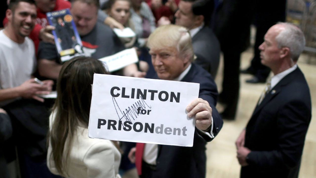 Trump Admits "Lock Her Up" Was Pre-Election Bamboozling Of His Voters ...