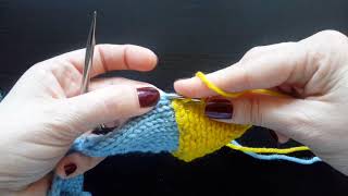 Entrelac Tips:   Picking Up Stitches