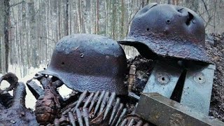 WWII Treasure Buried in the Forest Amazing Relics Of WW2 Metal Detecting 2