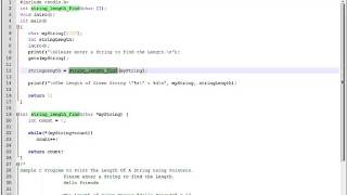 C PROGRAM TO FIND THE LENGTH OF THE STRING USING POINTERS