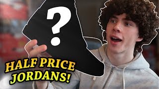 HALF PRICE JORDANS!!??