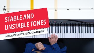 Songwriting: Melody, Harmony, and Rhythm | Stable and Unstable Tones | Berklee | Scarlet Keys 16/24