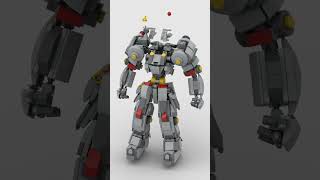 LEGO Mech: Nexo Knight Mech 🤖 Satisfying Building Animation #shorts #legomech #legomoc