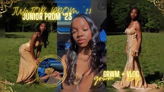 JUNIOR PROM 2023: GRWM + VLOG (HAIR, NAILS, ETC) | ROWSHAYE