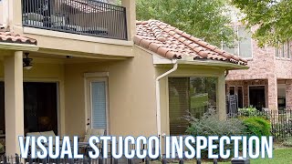 Visual Stucco Inspection - The Houston Home Inspector