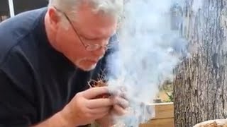 The Cotton And Wood Ashes Fire Roll... Try This Very Easy Technique