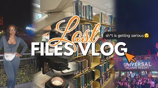 LOST FOOTAGE VLOGᥫ᭡ *raw and unfiltered* | failed plans, spooky pjs, universal, library studies