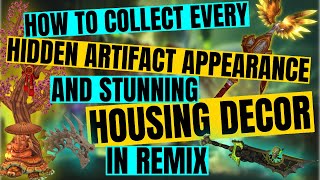 How to Collect Every Hidden Artifact Appearance and Stunning Player Housing Decor in Legion Remix