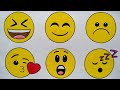 Cara menggambar dan mewarnai emoji || Belajar menggambar untuk pemula