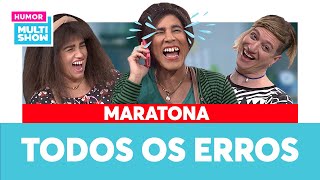 🔴 ESTREIA | Todos os ERROS DA TEMPORADA | TÔ DE GRAÇA | Maratona | Humor Multishow