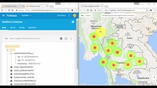 GoogleMap with FireBase Realtime Database