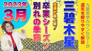 【3月の運勢（三碧木星）】別れがチャンス