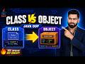 Class vs Object in Java Explained 🔥 | OOP Basics for Beginners with Real-Life Examples