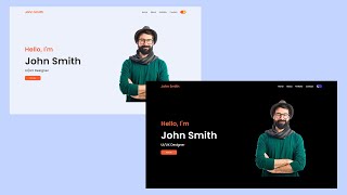 How To Create A Website With Dark Mode Theme Using HTML CSS & JavaScript