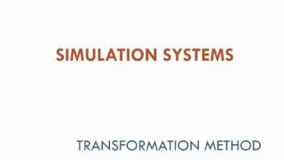 Random Variate Generator using Transformation Method