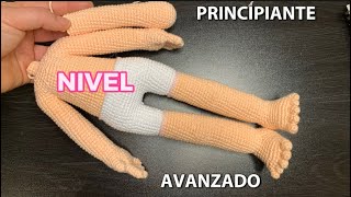 Muñeca amigurumi romántica. Federica. Parte#2. Tutorial paso a paso.#crochet #amigurumi. Subtitulado