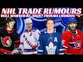 NHL Trade Rumours - Sens, Habs, NYR Changing Captain? Marner Contract Rumours, Hughes Breaks Record