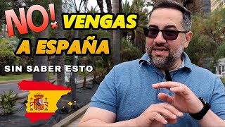 No vengas a España sin saber esto. Tres cosas indispensables