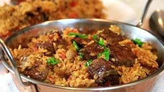One Pan Aromatic Beef and Rice in 30 Minutes