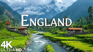 England 4K - Discovering The Charming Countryside Beauty - Relaxing Music